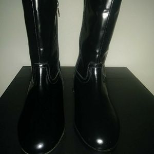 NWT H&M Genuine Leather Black Boots